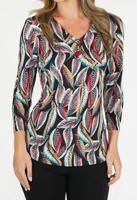 Multicolour Pattern Top