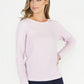 Pink Rib Neck Top