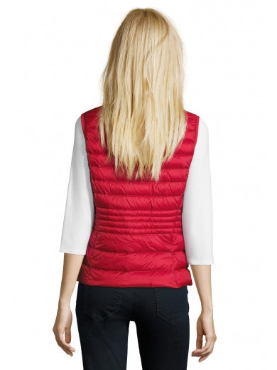 Red Padded Gilet Coat