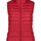 Red Padded Gilet Coat