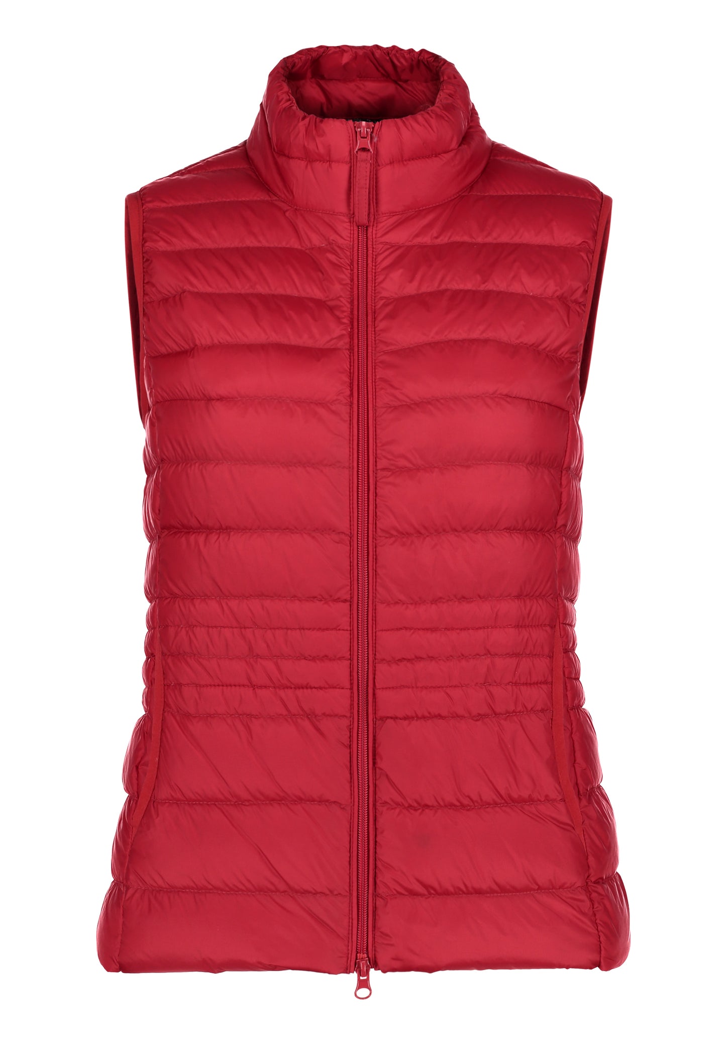 Red Padded Gilet Coat