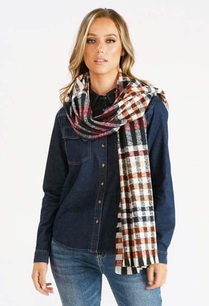 Cosy Check Scarf