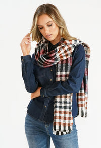 Cosy Check Scarf