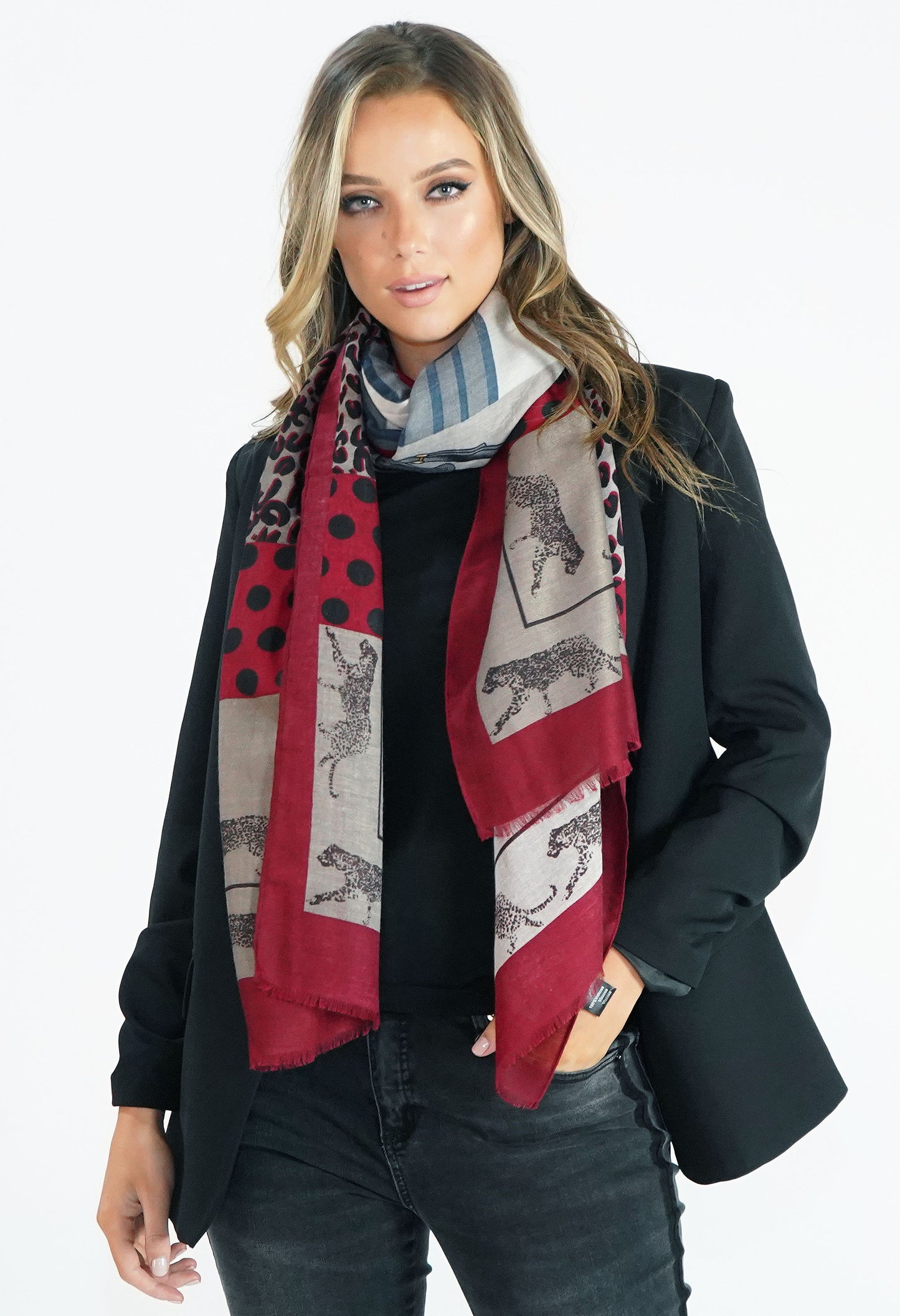 Animal Print Scarf-3