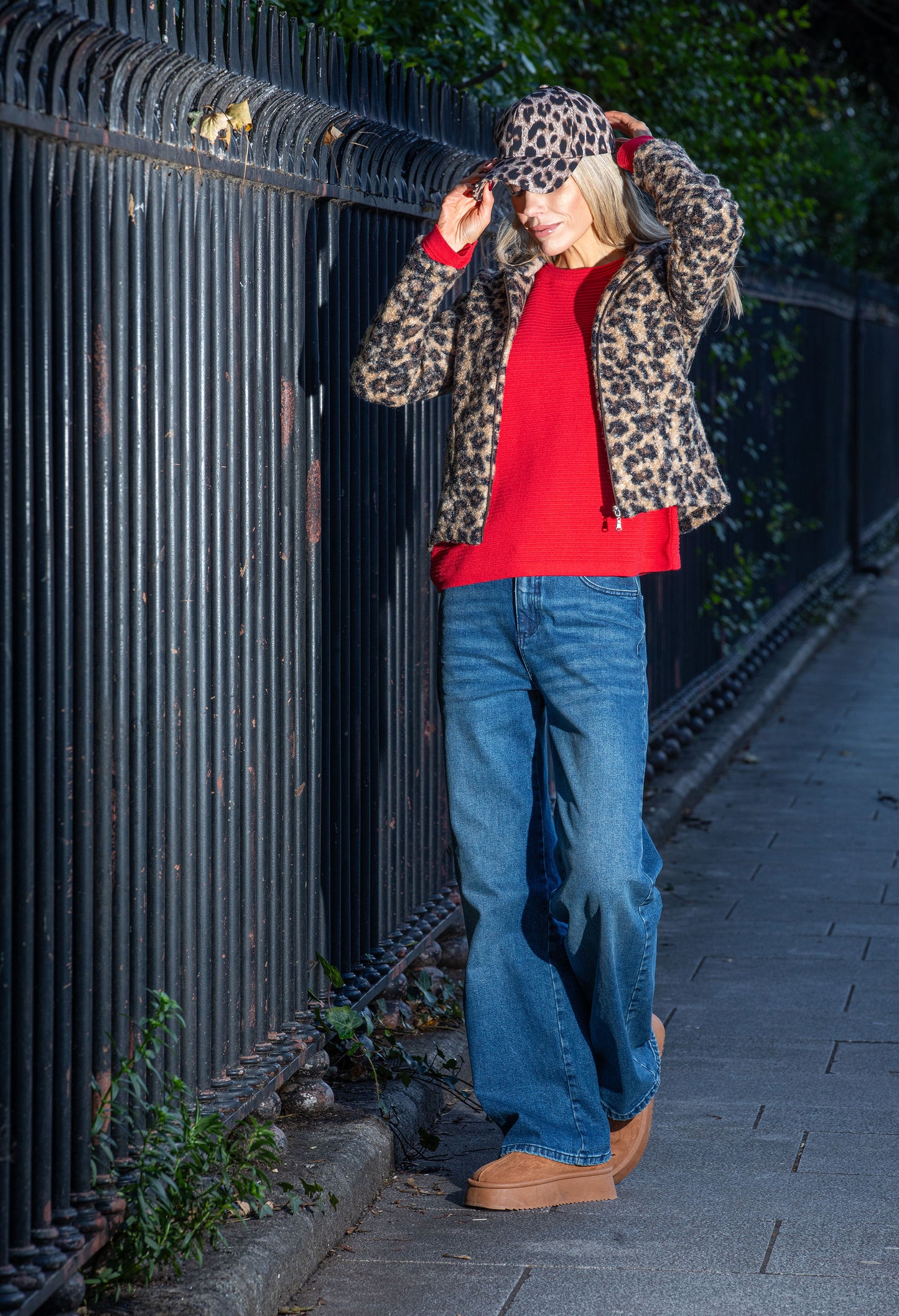 Leopard Print Cap