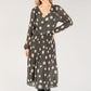 Polka Dot Plisse Pop Over Dress