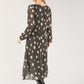 Polka Dot Plisse Pop Over Dress