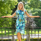 Aqua Bloom Dress