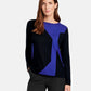 Jumper with Graphic Colour Blocking-1