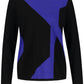 Jumper with Graphic Colour Blocking-1