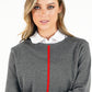 White Pleated Collar Bib