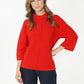 Red Roll Neck Knit