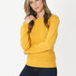 Mustard Round Neck Knit Jumper