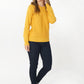 Mustard Round Neck Knit Jumper