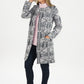 Grey and Soft Rose Colarless Jacket