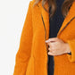 Mustard Cozy Hooded Jacket