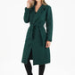 Green Longline Coat