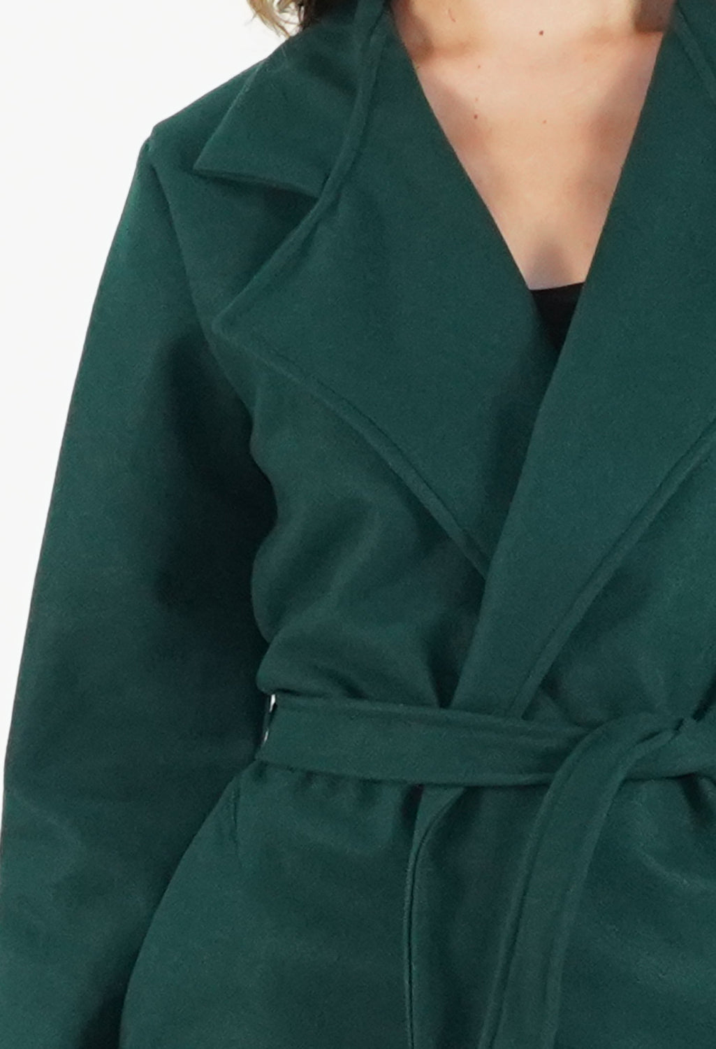 Green Longline Coat