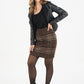 Black Jacquard Skirt