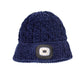 Navy Chenille LED Hat