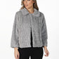 Grey Soft Faux Fur Jacket