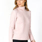 Soft Rose Roll Neck Knit