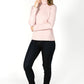 Soft Rose Roll Neck Knit