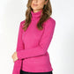 Fuschia Roll Neck Knit