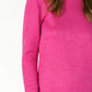 Fuschia Roll Neck Knit