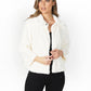 Cream Soft Faux Fur Jacket