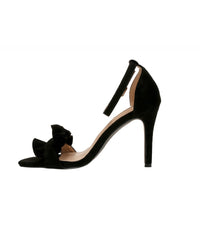 Black Frill Detail Heel