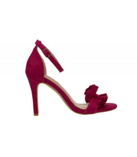 Fuschia Frill Detail Heels