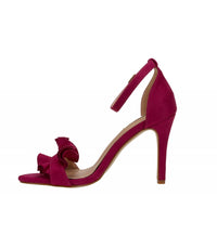 Fuschia Frill Detail Heels