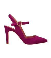 Fuschia Jewel Clasp Detail Heels