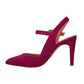 Fuschia Jewel Clasp Detail Heels