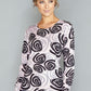 Pink Swirl Print Pullover with Diamonte Detail