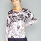 Pink Floral Print Pullover with Diamonte Detail