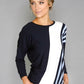 Stripe Supala Print Top