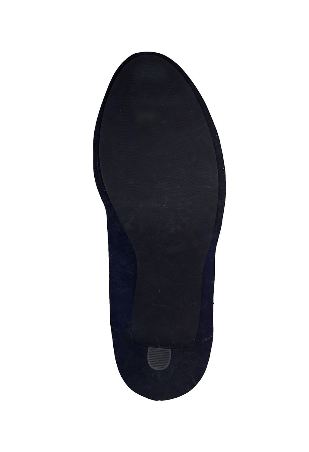 High Heel Navy Micro Fibre Court Shoe