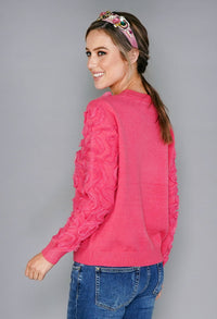 Coral Lace Design Knit