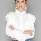 White Puff Sleeve Blouse