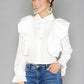 White Puff Sleeve Blouse