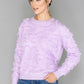 Lilac Lace Design Knit