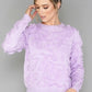 Lilac Lace Design Knit