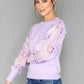 Lilac Sleeve Detail Top