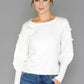 White Bobble Jumper