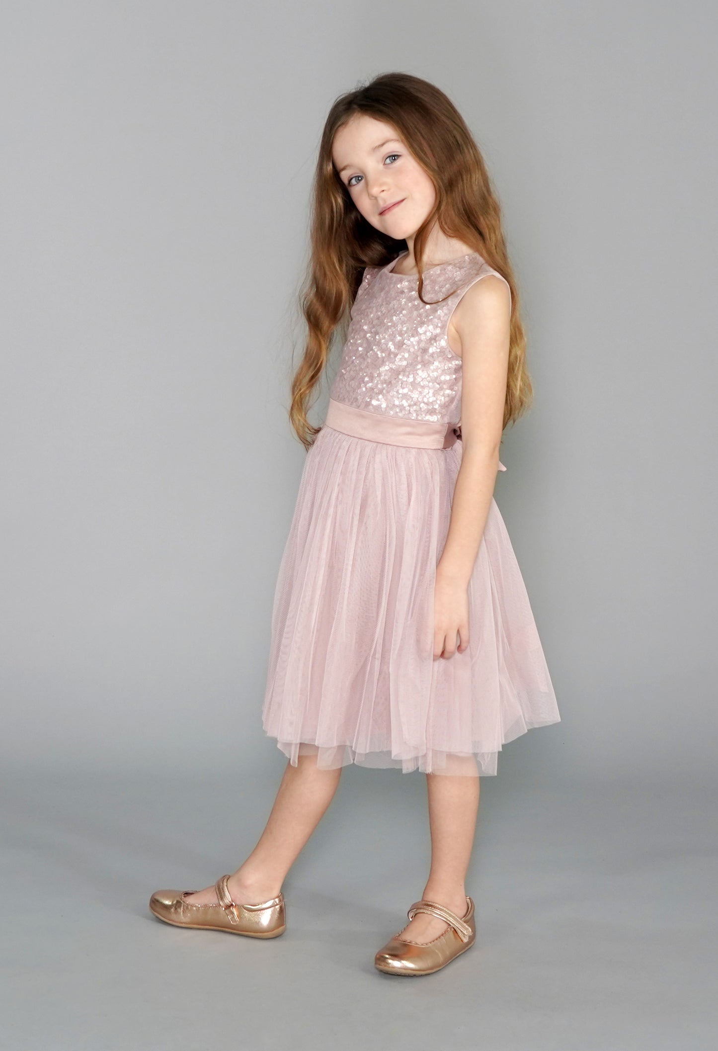 Frosted Pink Mini Maya Dress