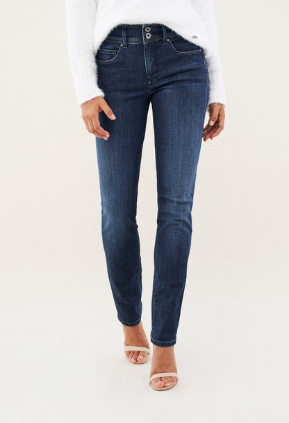 PUSH IN JEANS WITH SLIM LEG SHORT LENGTH