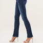 PUSH IN JEANS WITH SLIM LEG SHORT LENGTH