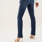 PUSH IN JEANS WITH SLIM LEG SHORT LENGTH